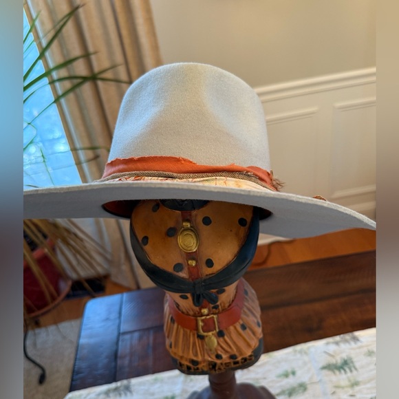 Free People WyethXOlin  cashmere LUKE  rancher jat wool birds egg rancher - Picture 5 of 10